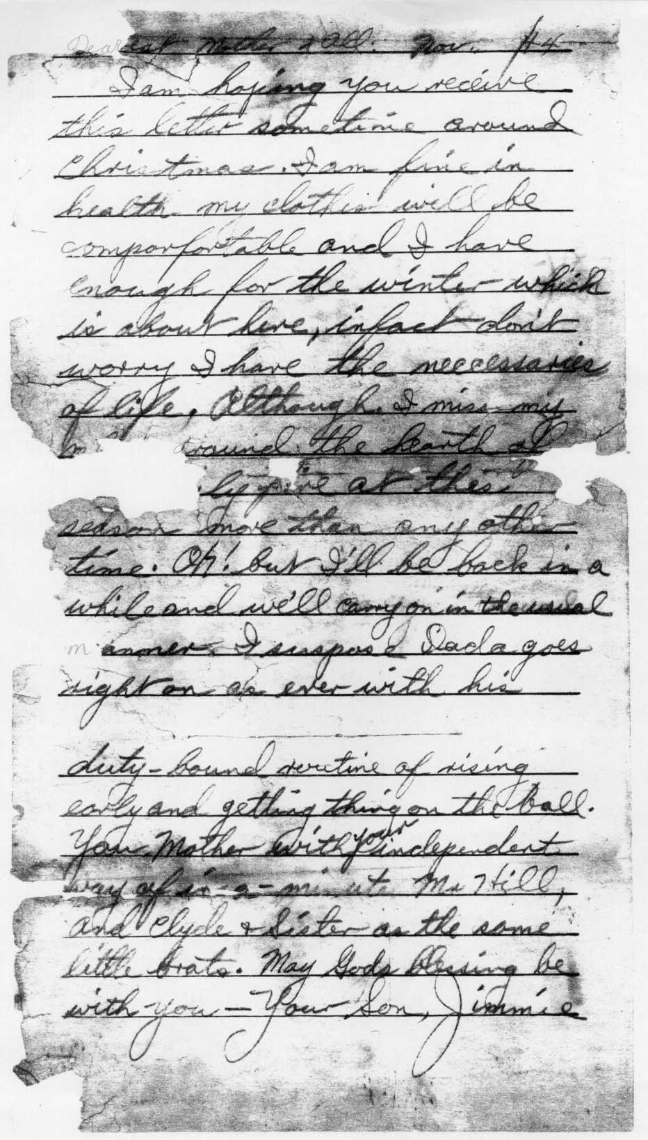 Letter from Stalag IIb