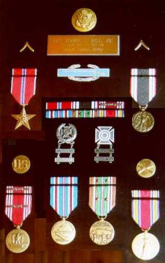 Medals of Pvt Hill