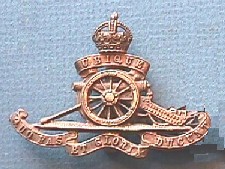 Cap Badge of Royal Artillery