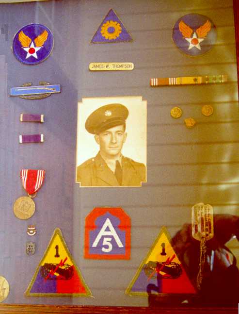 Medals of Pvt Thompson