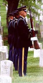 Color Guard at Arlington Cemetery