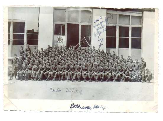 Company D at end of war