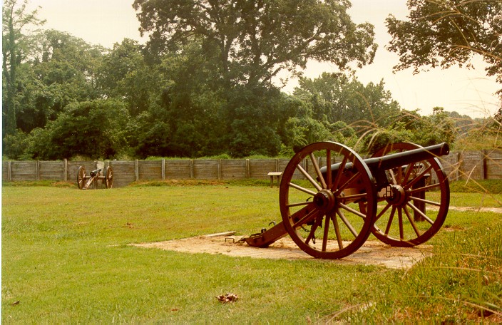 Cannon inside the Inner Fort